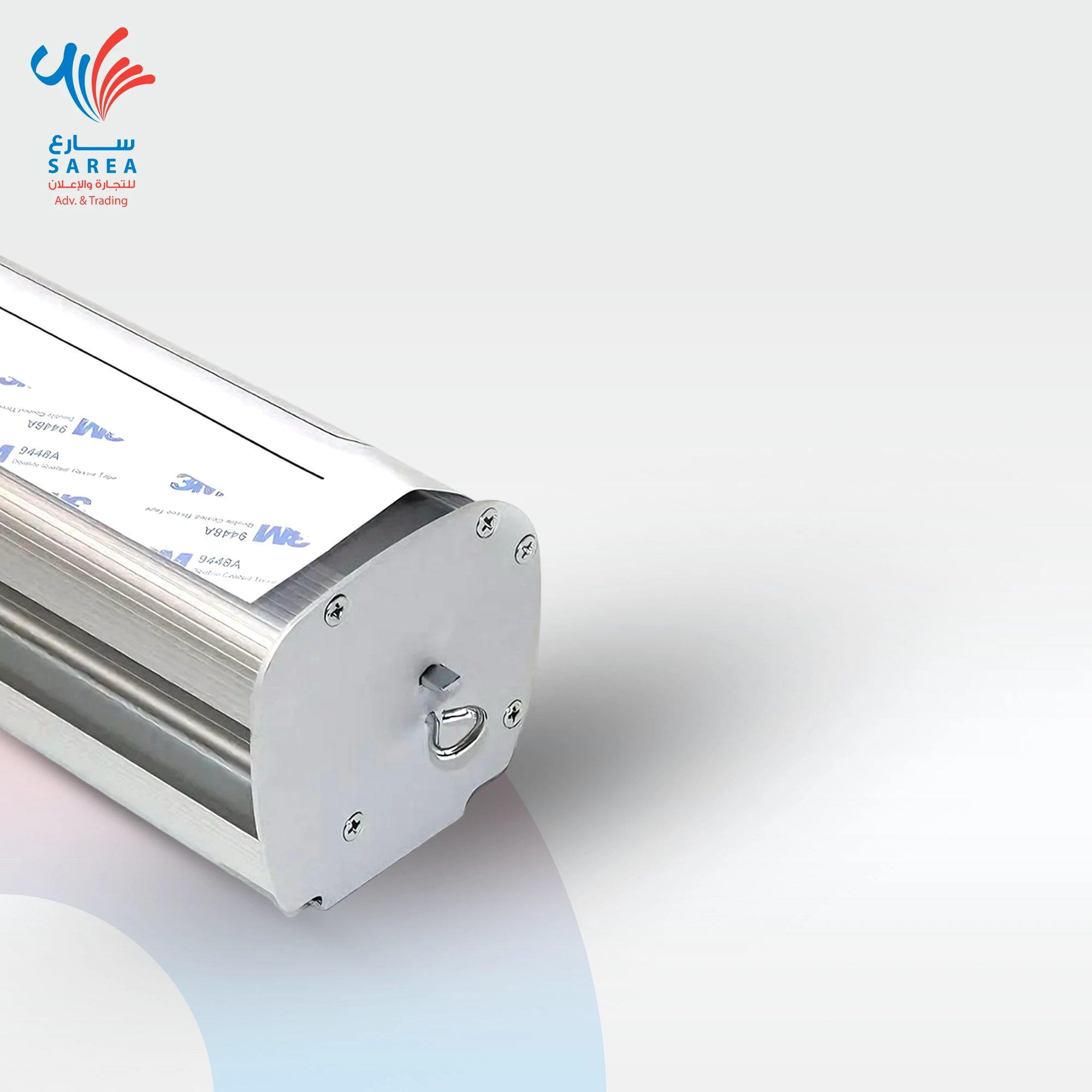 استاند سحاب المنيوم فضي 200×85سم/قطعه - الصورة 3