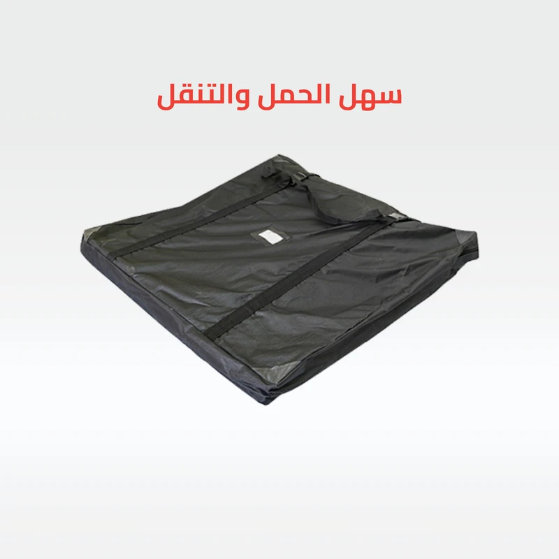 بروميشن استاند عرض فيبر رمادي مقاس 90×180 سم/قطعة - الصورة 4