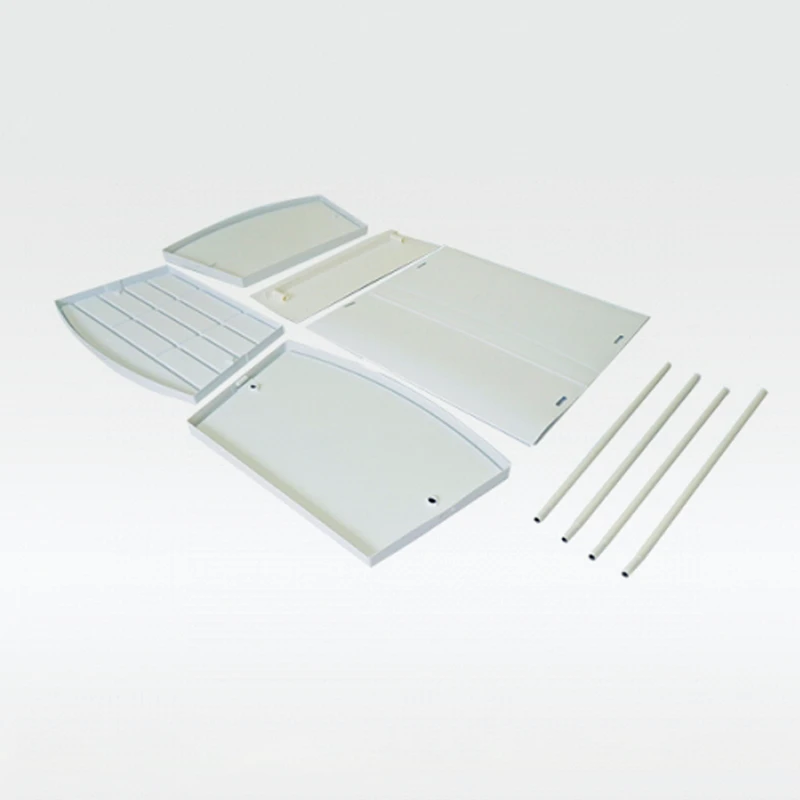 بروميشن استاند عرض فيبر رمادي مقاس 90×180 سم/قطعة - الصورة 3